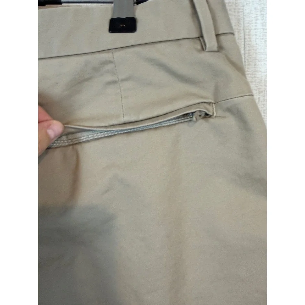 Banana Republic Aiden Shorts Mens 35 Khaki Tan Chino 9 inch Gorpcore Golf Casual
